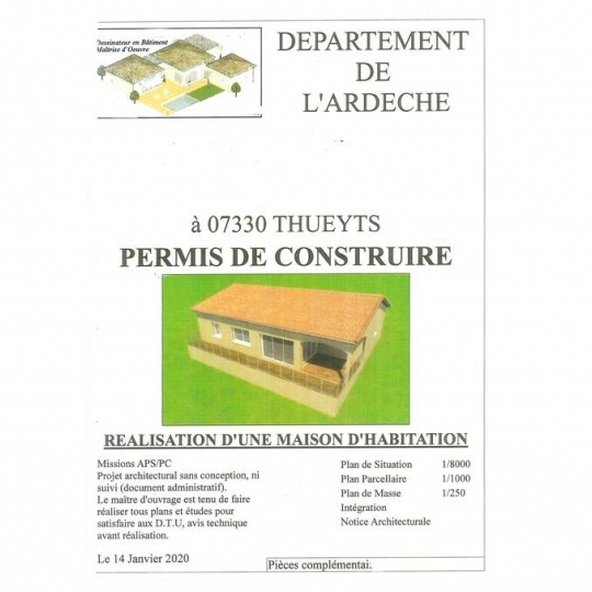  Agence PIERRE FRANCOIS : Terrain | THUEYTS (07330) | 0 m2 | 39 900 € 