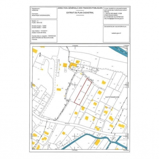  Agence PIERRE FRANCOIS : Terrain | MONTPEZAT-SOUS-BAUZON (07560) | 0 m2 | 40 000 € 